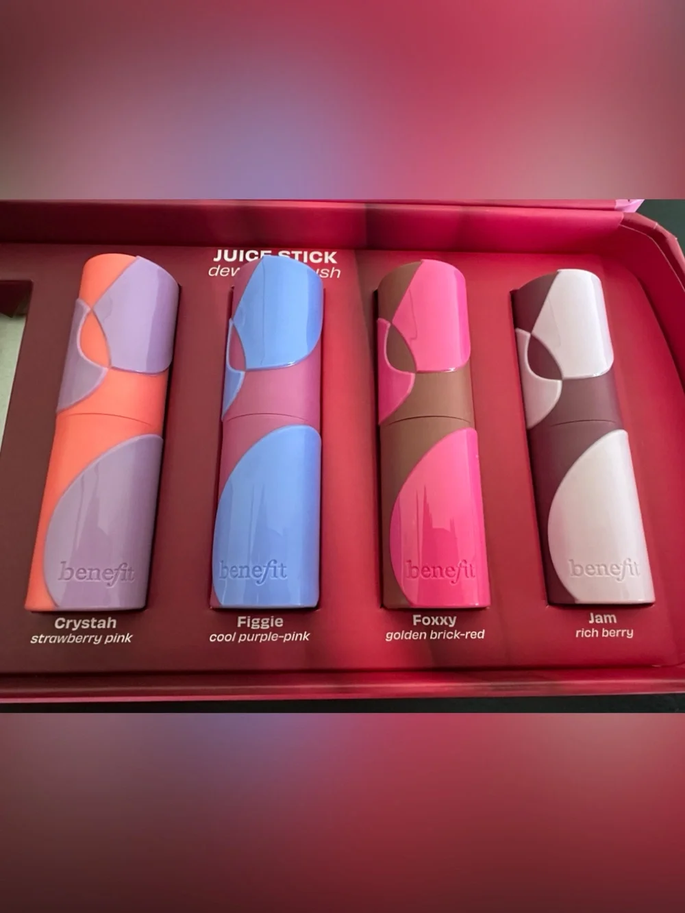 Benefit Play Daze & Juice Stick Blush Set with 6 Shades